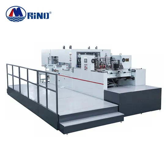 Feeder Feeding Die Cutting Creasing Stripping Machine for Corruated Board Paper Carton Box HD-F1060 Made in China