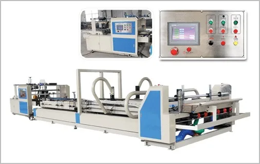 Semi/Full Automatic Folder Gluer of Corrugated Carton Box Making Machine