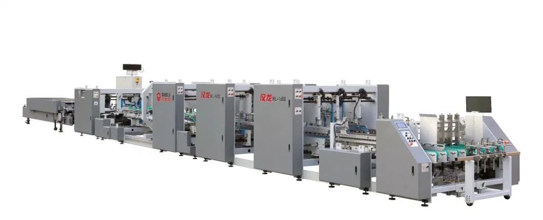 E, B, C, A 3ply & 5ply Cardboard Corrugated Carton Packing Box Automatic Folder Gluer