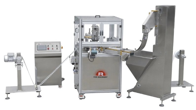 Automatic Plastic Cap Lid Bottle Cover Liner Cutting Punching and Inserting Machine for Coil Die Cutting